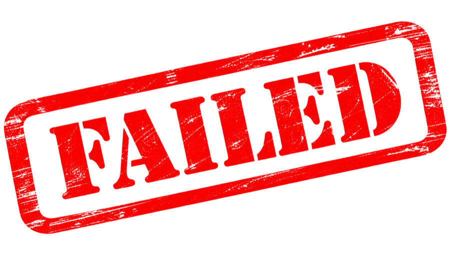 Failed stamp